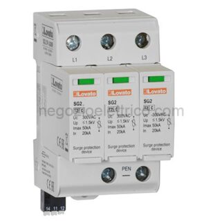 LOVSG23PA300R scaricatore di sovrat. tipo 2 3p +r.c.