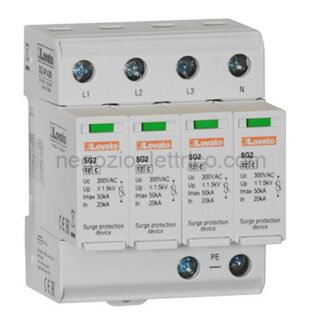 LOVSG24PA300 scaricatore di sovrat. tipo 2 4p