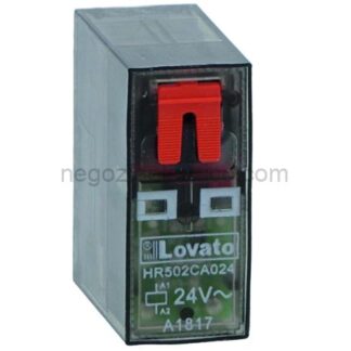 LOVHR502CA024 rele' miniaturizzato 2sc 8a 24vac +led