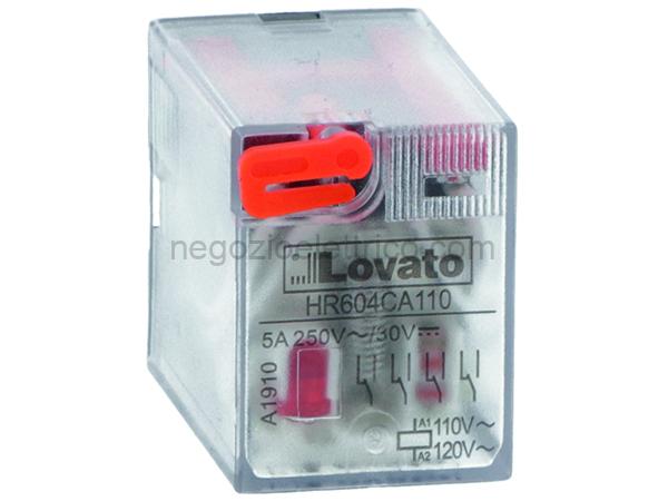 LOVHR604CA024 rele' industriale 4sc 5a 24vac +led