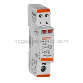 LOVSG2C1NA320 scaricatore di sovrat. tipo 2 1p+n 5ka