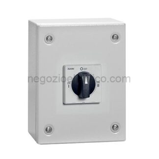 LOVGAZM040ET8 commut 4p 40a-cass met-manigl nera
