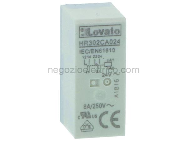 LOVHR302CD048 rele' miniaturizzato 2sc 8a, 48vdc