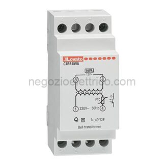 LOVCTRB15VA trasf suon/ronz 15va (230vac/12vac)