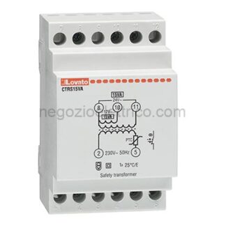 LOVCTRS15VA trasf sicurezza 15va (230vac/12-24vac)
