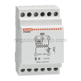 LOVCTRS25VA trasf sicurezza 25va (230vac/12-24vac)