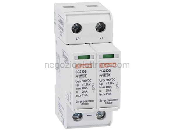 LOVSG2DG600M2 scaricatore di sovrat.tipo 2 600vdc
