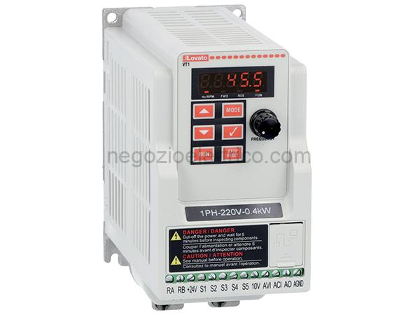 LOVVT102A240 inverter monof. 0,2kw uscita trif.240vac