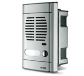 VIW8911 Placca audio incasso 1 puls. grigio luce