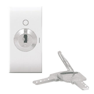 AVE441075 pulsante chiave 2p na 10a domus 1m