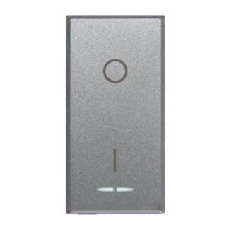 AVE443010 interruttore 2p 16ax illum. allu.1m