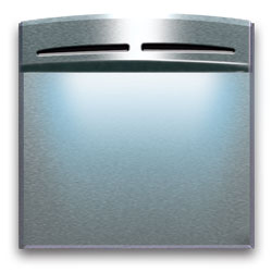 AVE443070B/2 segnagrad. led blu 12/230v allu 2m