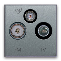 AVE443096/3PU presa tv/sat diretta 3 usc. allu.2m
