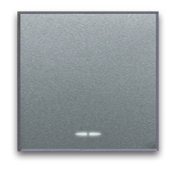 AVE443TGP/2 tasto con gemma illuminab. allum.2m