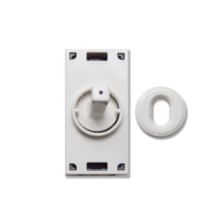 AVE444002B deviatore levetta bianca 1p 10ax 1m