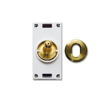 AVE444051OT commutatore levet.ottone 1p 10ax 1m