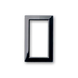 AVE44CRV21N cornice nera x placche vera44 1m