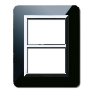 AVE44P033NAL placca personal44 nero assol. 3+3m