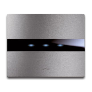 AVE44PATC3ALS placca avetouch alluminio nat. 3com