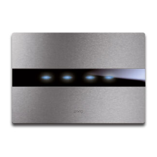 AVE44PATC4ALS placca avetouch alluminio nat. 4com