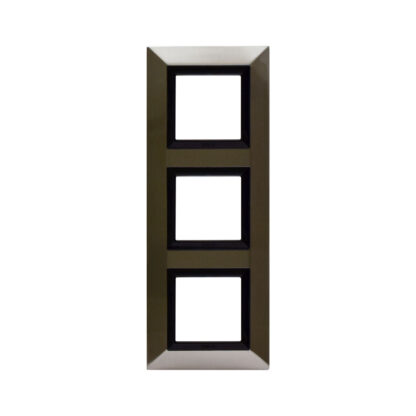 AVE44PK26NCS placca zama44 nichel spazzol.2+2+2m