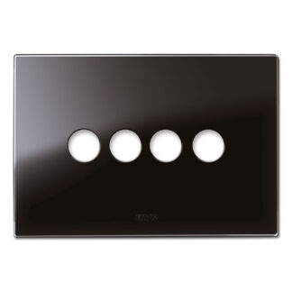 AVE44PVN04NAL placca new style vetro nero as.4com