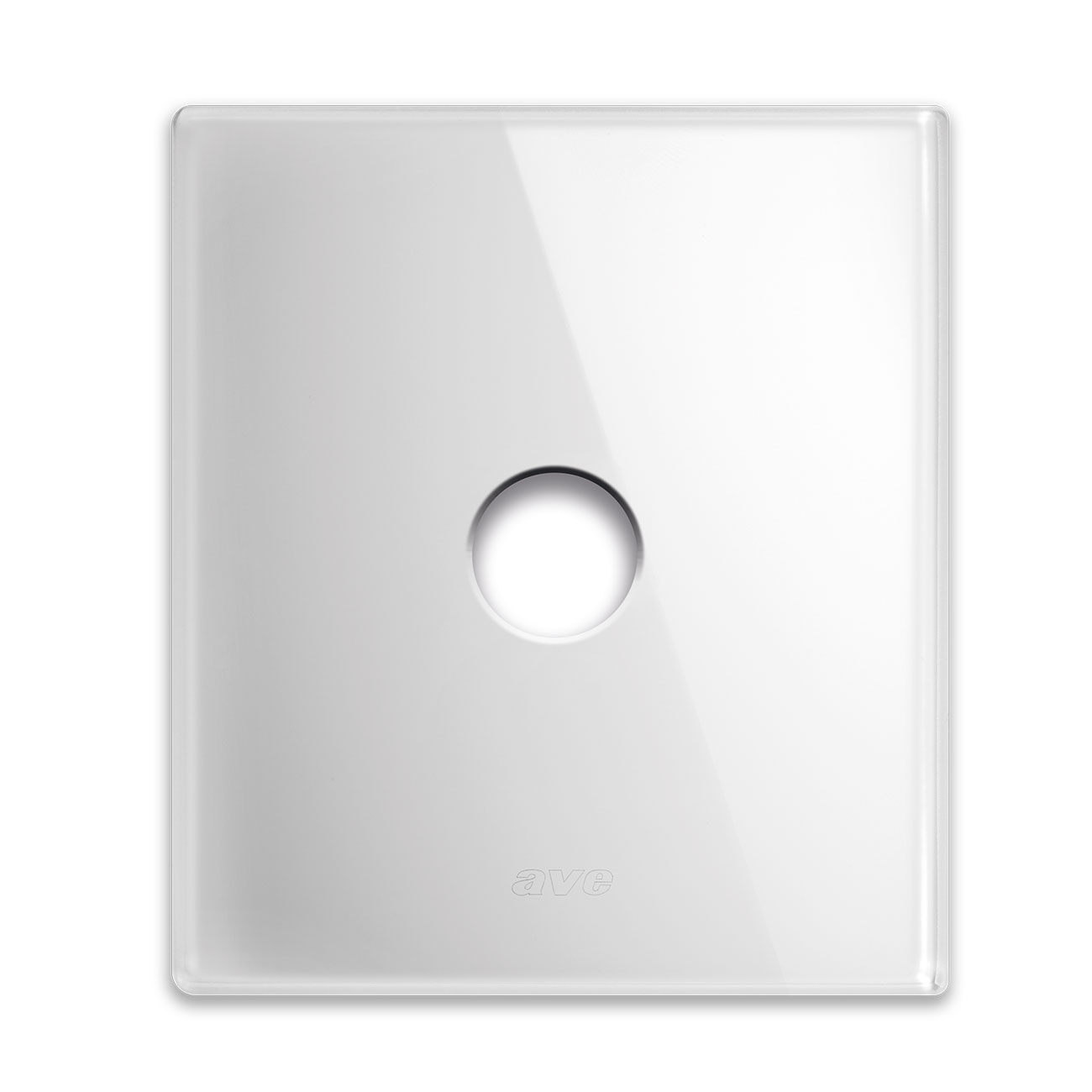 AVE44PVNT21BL placca new style vetro bianca 1com