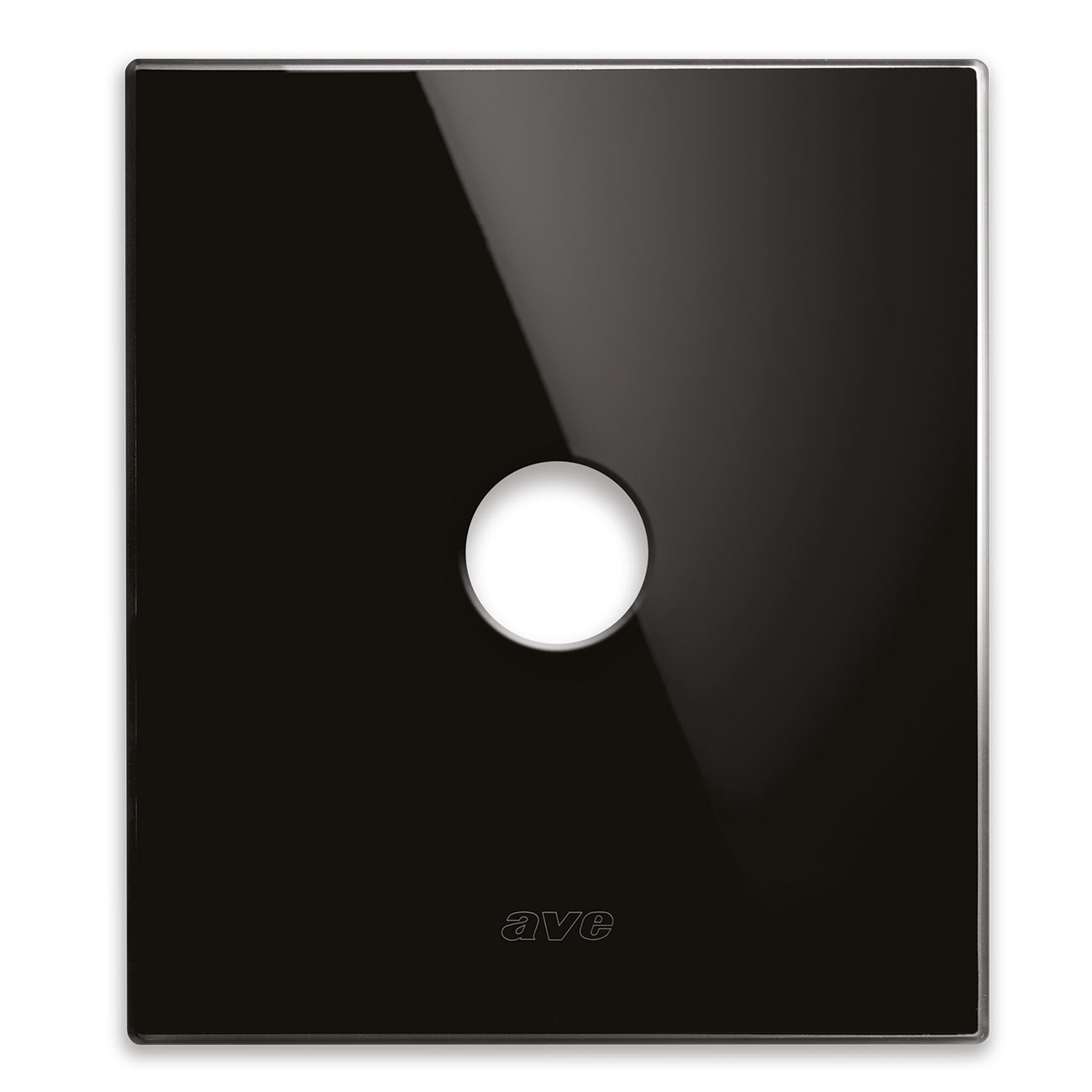 AVE44PVNT21NAL placca new style vetro nero as.1com