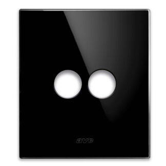 AVE44PVNT22NAL placca new style vetro nero as.2com