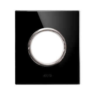 AVE44PVNT90NAL placca new style vetro nero as.1pre