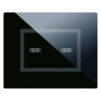 AVE44PVTC02NAL placca veratouch nero assoluto 2com