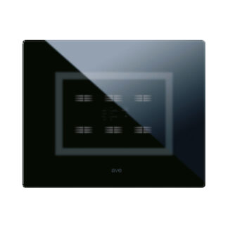 AVE44PVTC16NAL placca veratouch nero assoluto 6com