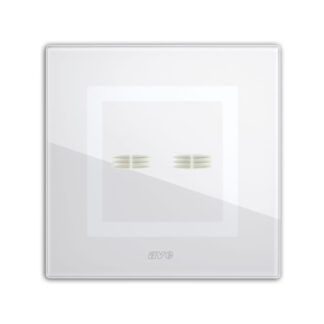 AVE44PVTC22BL placca veratouch bianca 2com