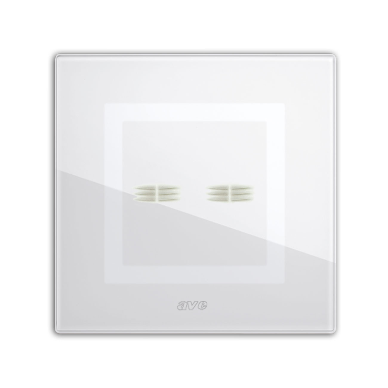 AVE44PVTC22BL placca veratouch bianca 2com
