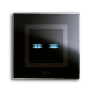 AVE44PVTC22NAL placca veratouch nero assoluto 2com