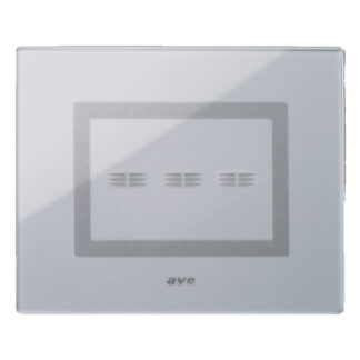 AVE44PVTC3GO placca veratouch grigio argen. 3com