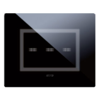 AVE44PVTC3NAL placca veratouch nero assoluto 3com