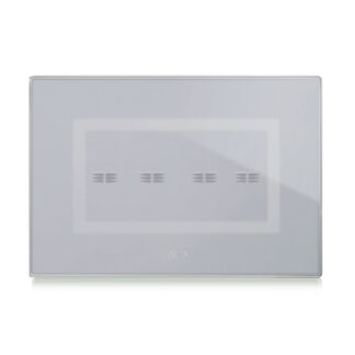 AVE44PVTC4GO placca veratouch grigio argen. 4com