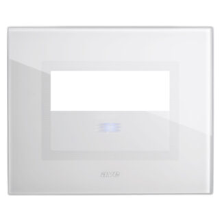 AVE44PVTC88BL placca veratouch x pulsante bianca