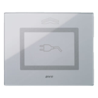 AVE44PVTCS3GO Placca Touch Vetro, S44 GRIGIA SPIN