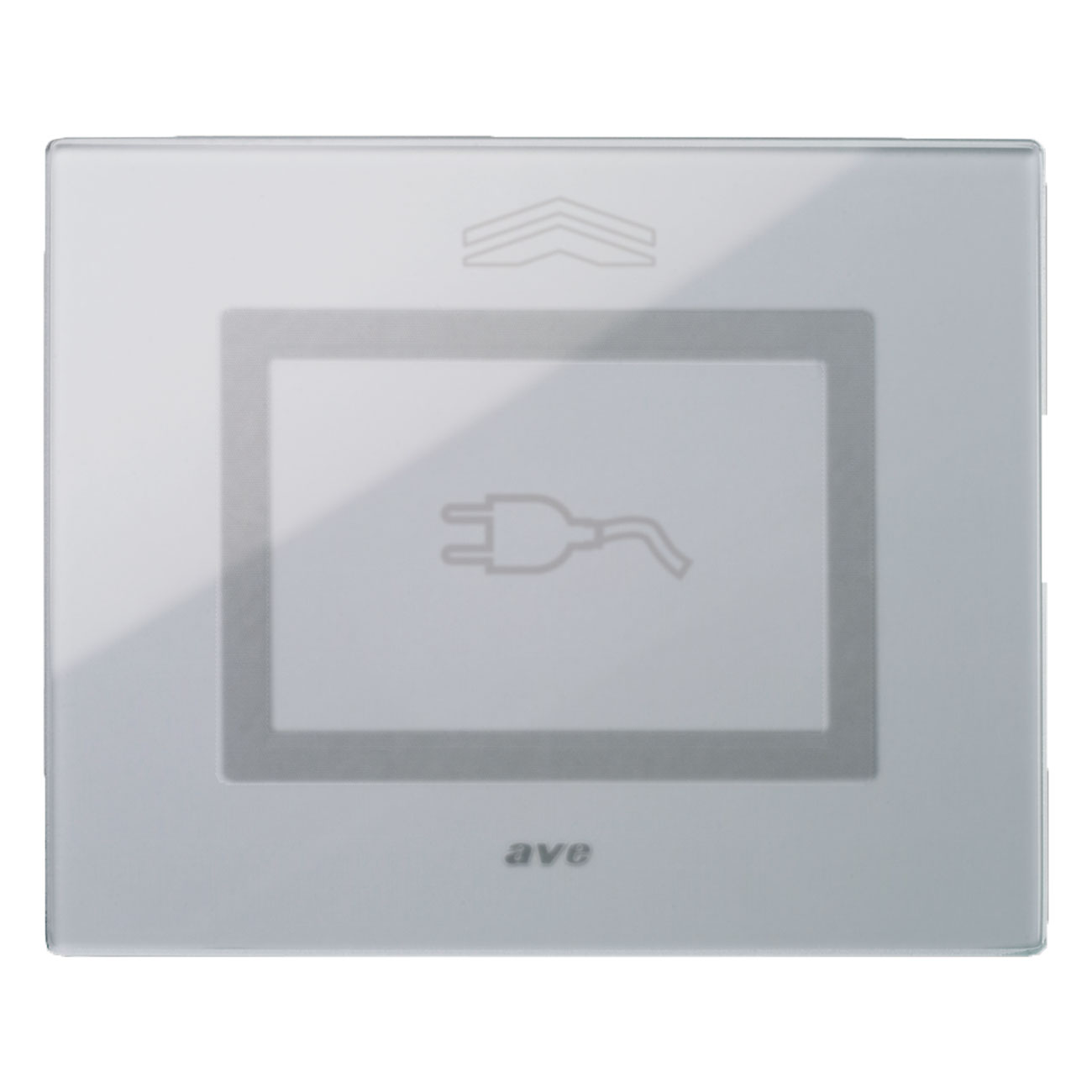AVE44PVTCS3GO Placca Touch Vetro, S44 GRIGIA SPIN