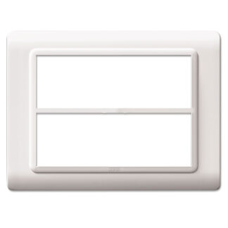 AVE44PY012B placca tecn.44 bianco ral9010 6+6m