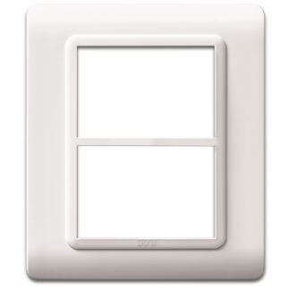 AVE44PY033B placca tecn.44 bianco ral9010 3+3m