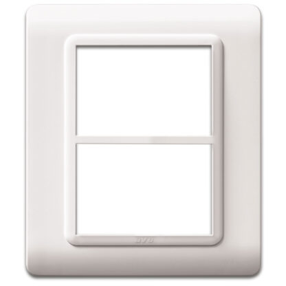 AVE44PY033B placca tecn.44 bianco ral9010 3+3m