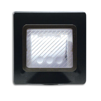 AVE44SP02GSL placca ip55 nera membrana s44 2m