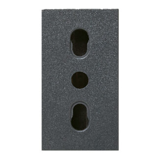 AVE45306/15TS presa polisicur 2x10/16a+t noir