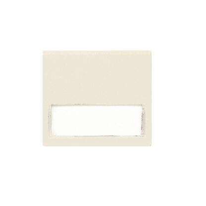 AVE45988S pulsante con targh.x sc.tonda blanc
