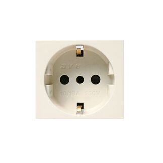 AVE45990TS presa schuko p30 2p+t 16a blanc
