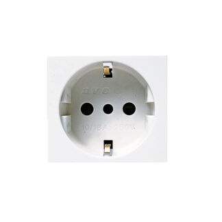 AVE45B90TS presa schuko p30 2p+t 16a banquise