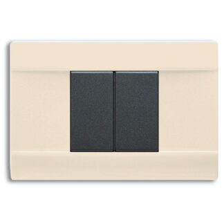AVE45P02BL placca ral45 luc 2m.aff.bianc blanc
